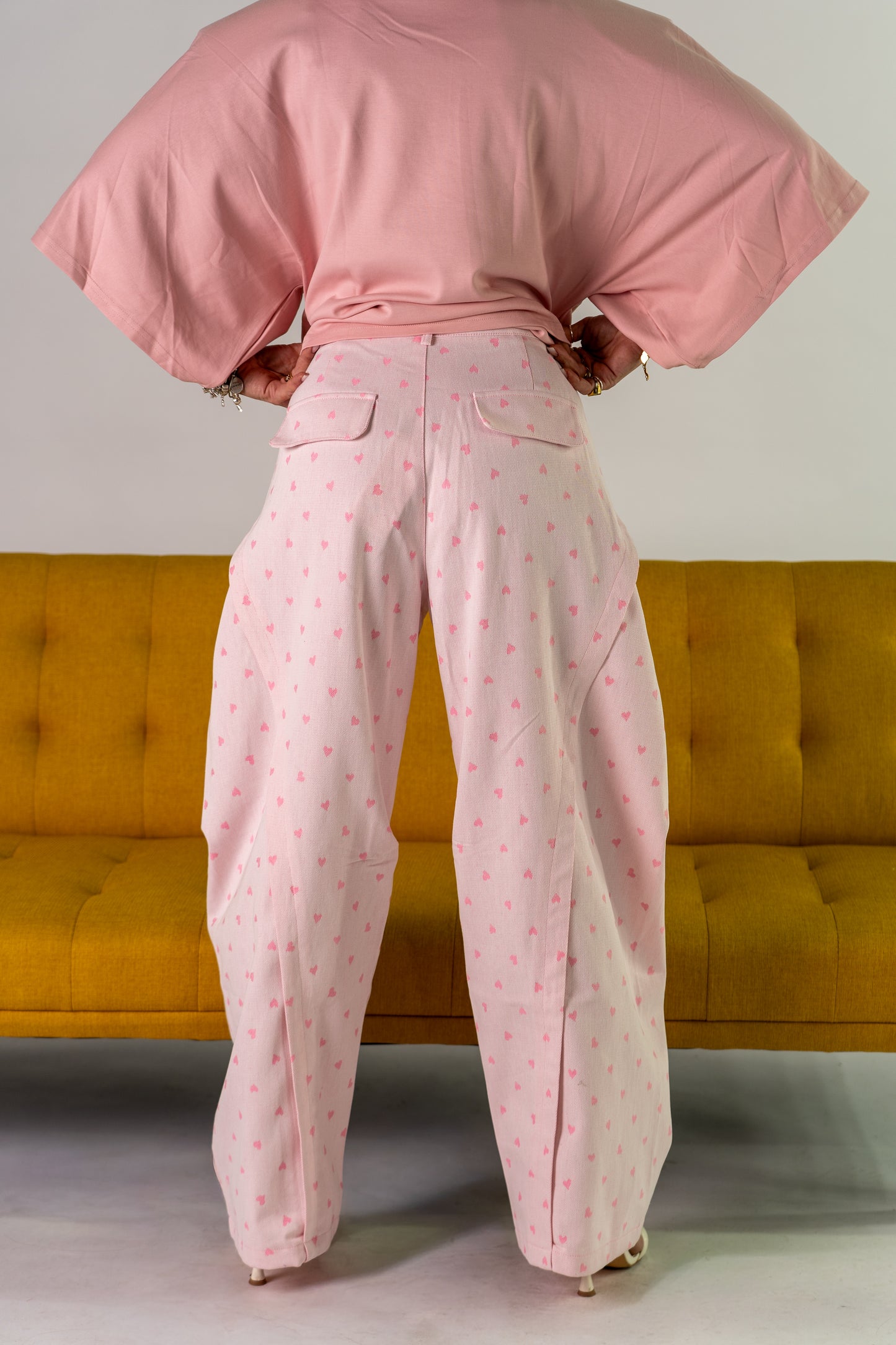 JEANS CUORICINI ROSA!