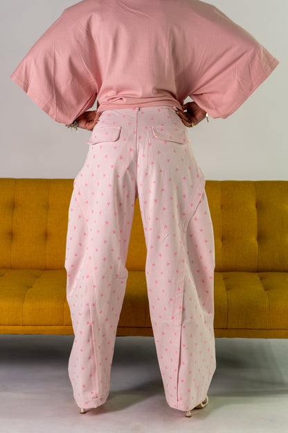 JEANS CUORICINI ROSA!