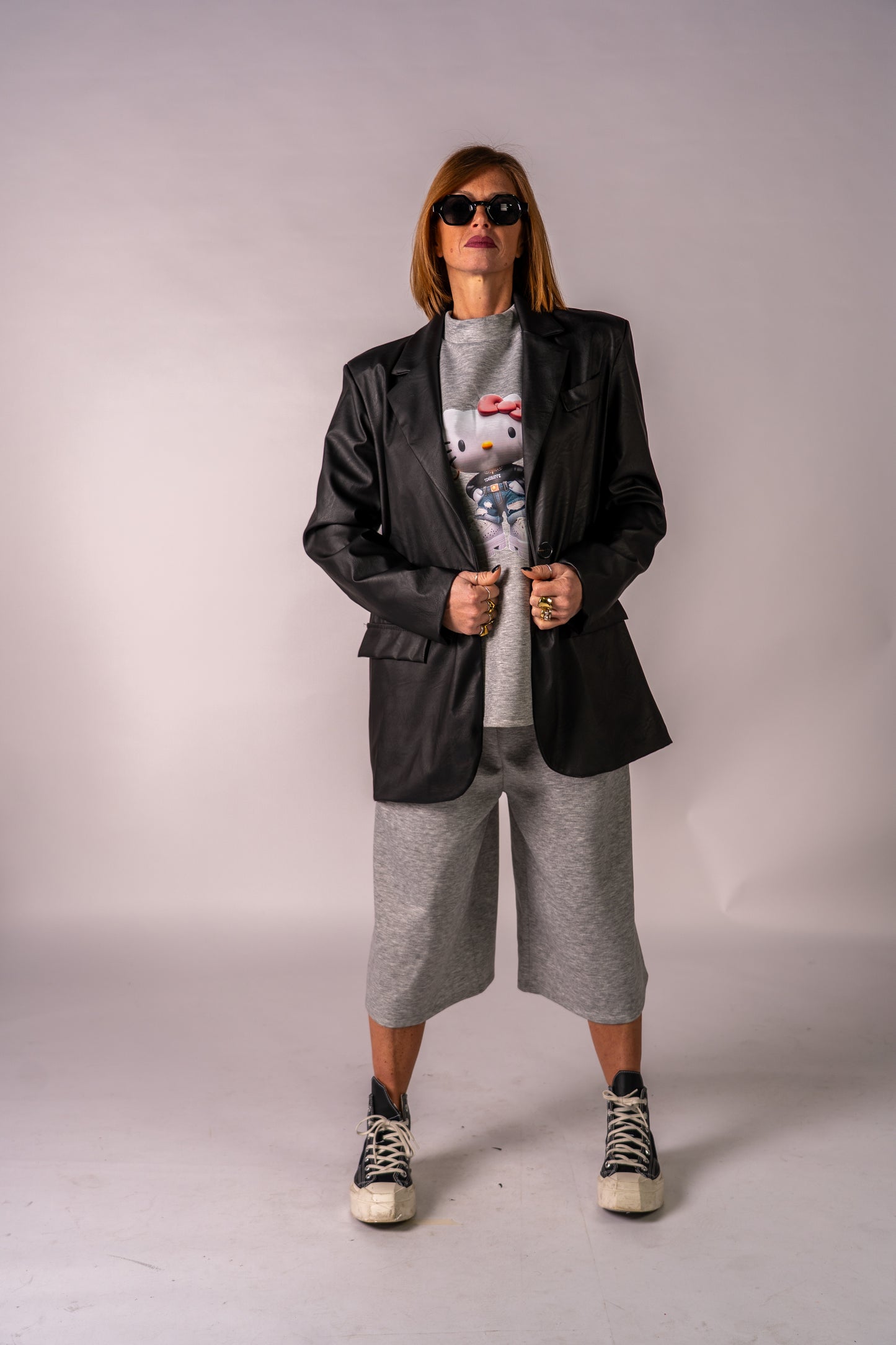 BLAZER BLACK KITTY FASHION!