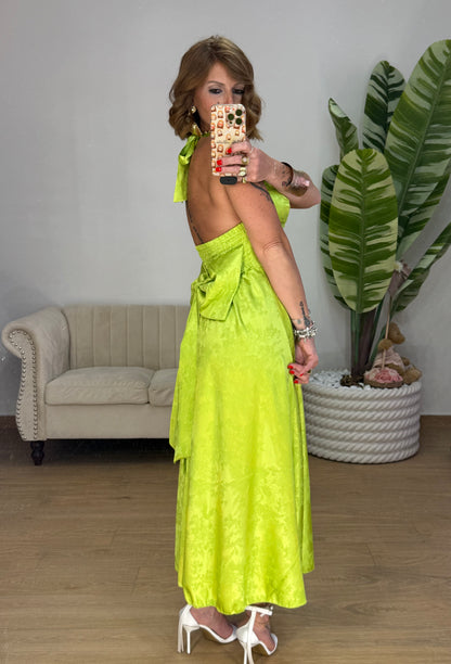 ABITO FIOCCO VERDE LIME!