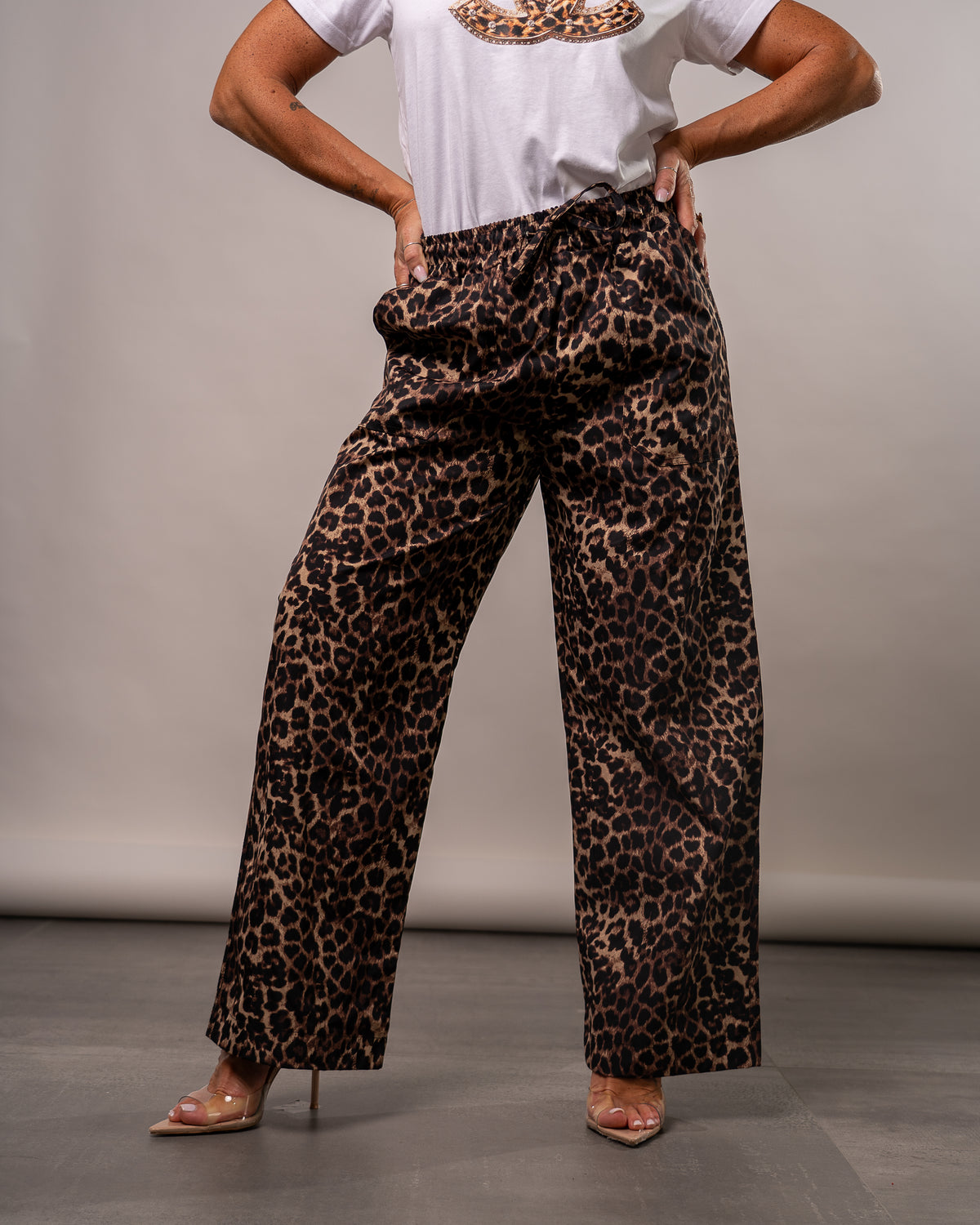 PANTALONI “ANGY” ANIMALIER!