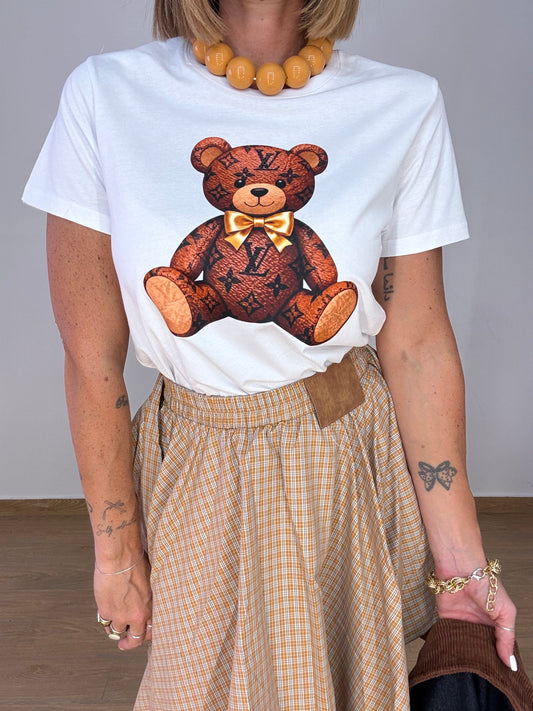 T-SHIRT TEDDY FIOCCHETTO🧸🎀