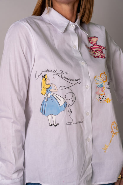 CAMICIA ALICE IN WONDERLAND!