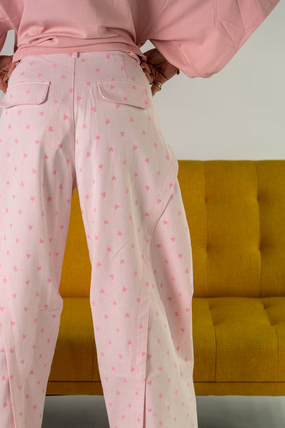 JEANS CUORICINI ROSA!