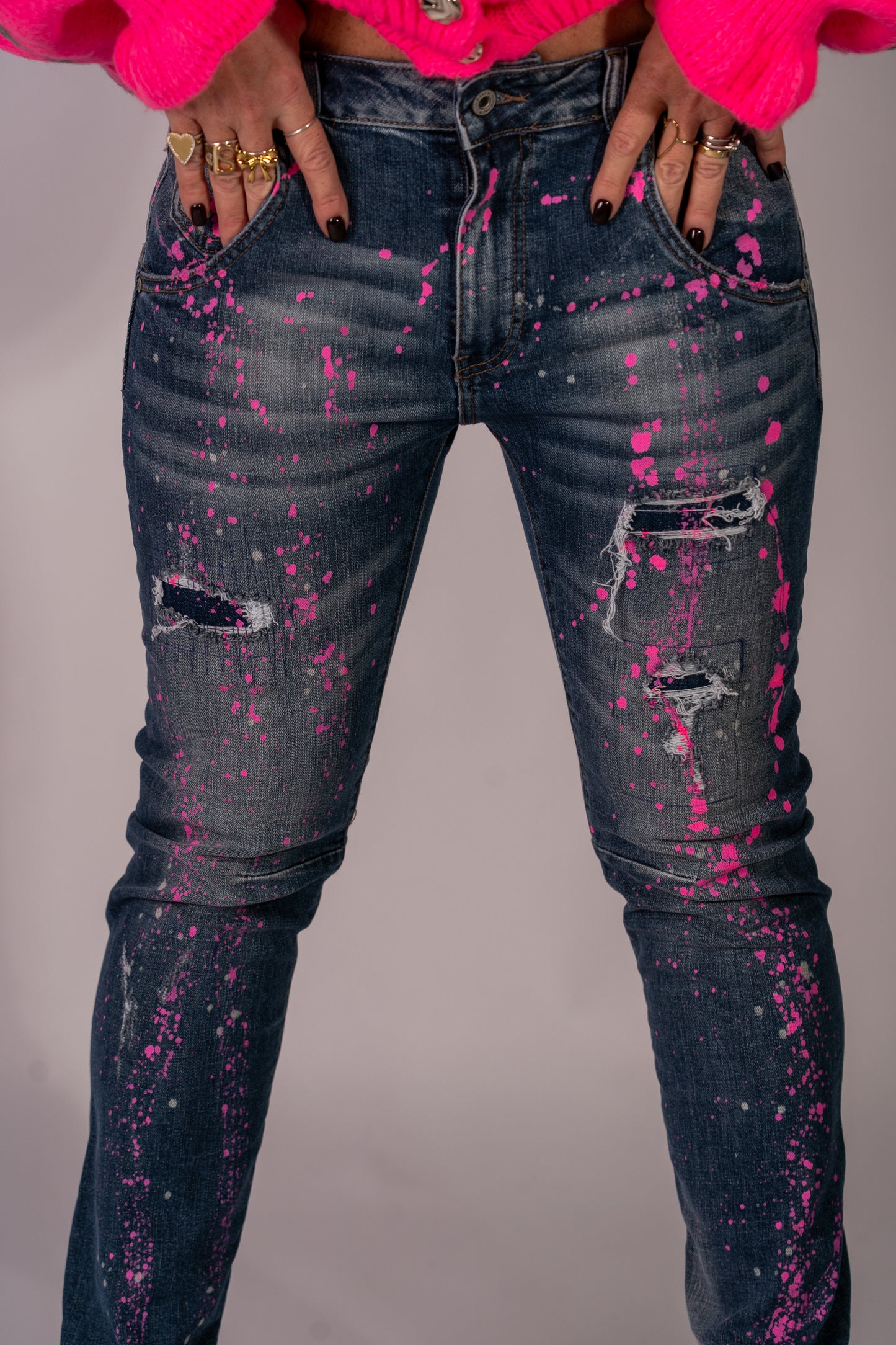 JEANS SKIZZO PINK FLUO!