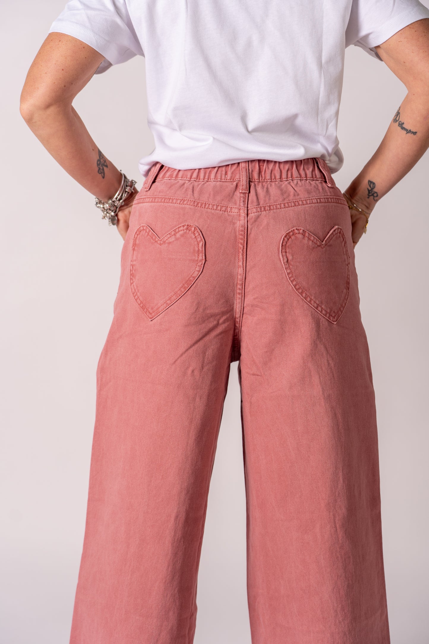 JEANS CUORI NELLE TASCHE🩷