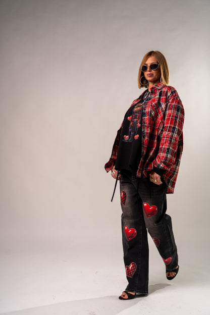 CAMICIA MILLESTRASS RED TARTAN❤️