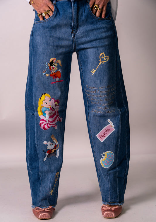 JEANS ALICE IN WONDERLAND!