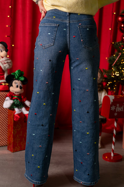 JEANS PICCOLI CUORICINI🩷