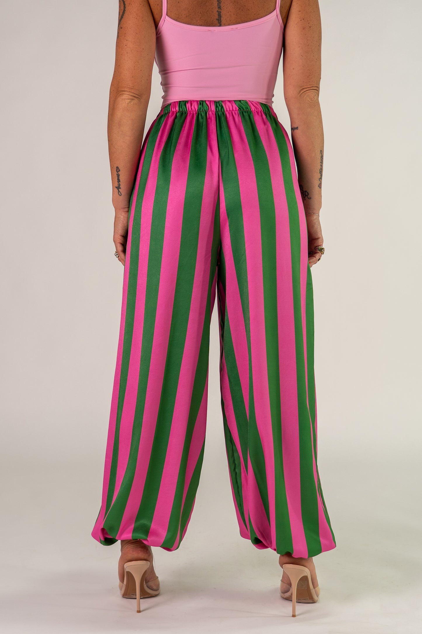 PANTALONI GREEN PINK!
