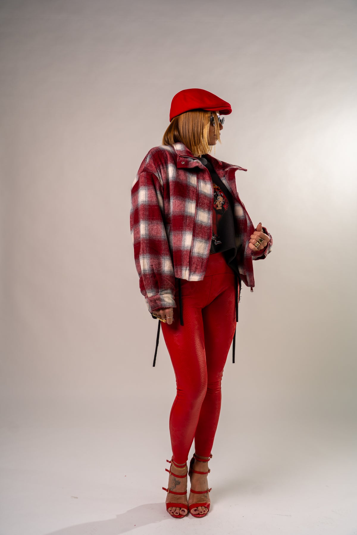 IL BOMBER QUADRI RED!