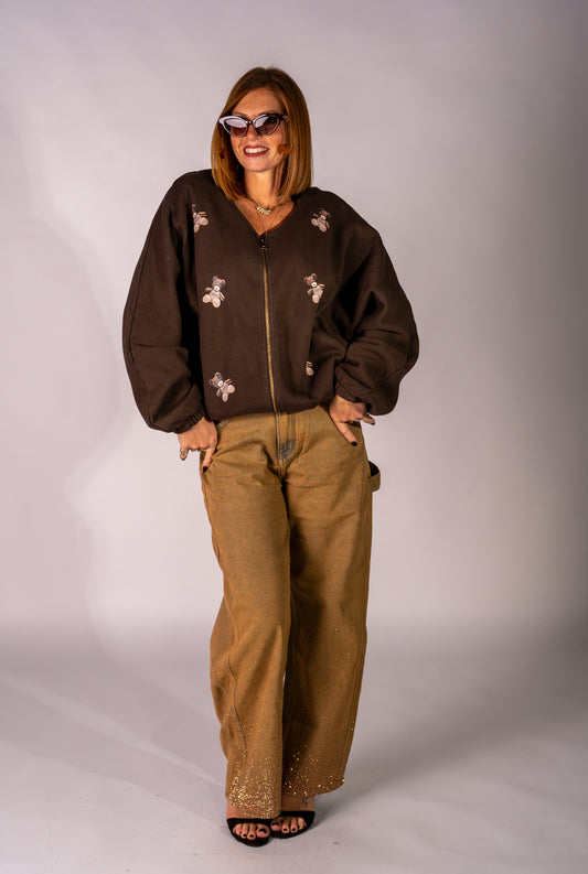 FELPA TEDDY 🧸 FENDI BROWN!