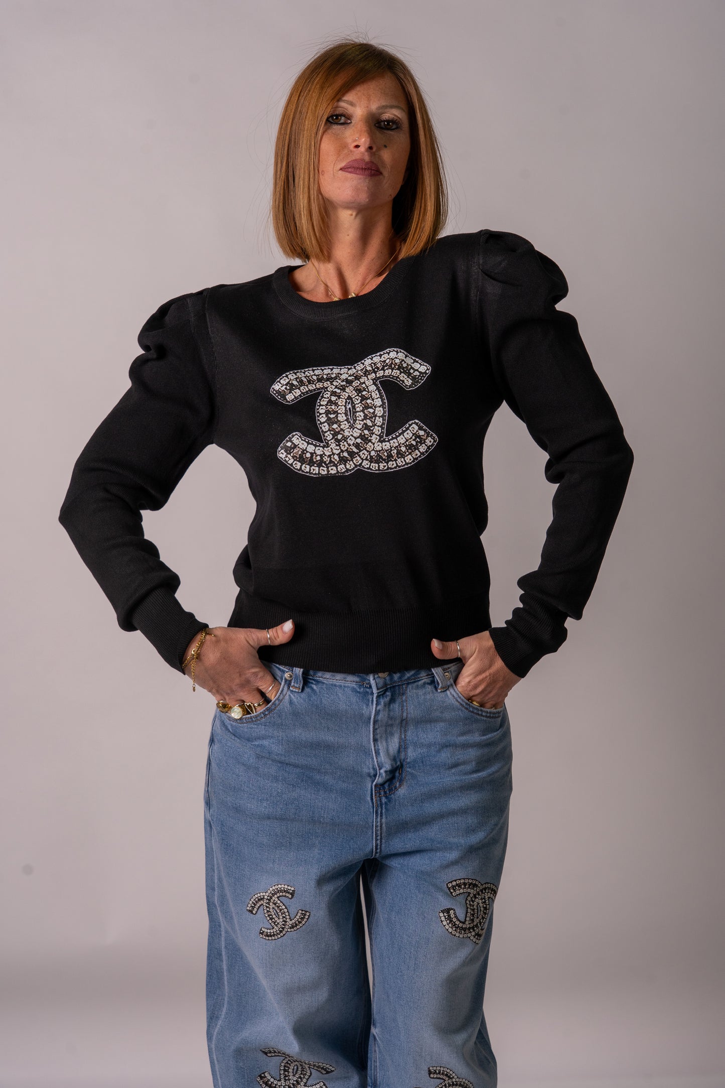 MAGLIA “SBUFFOSISSIMA BLACK”
