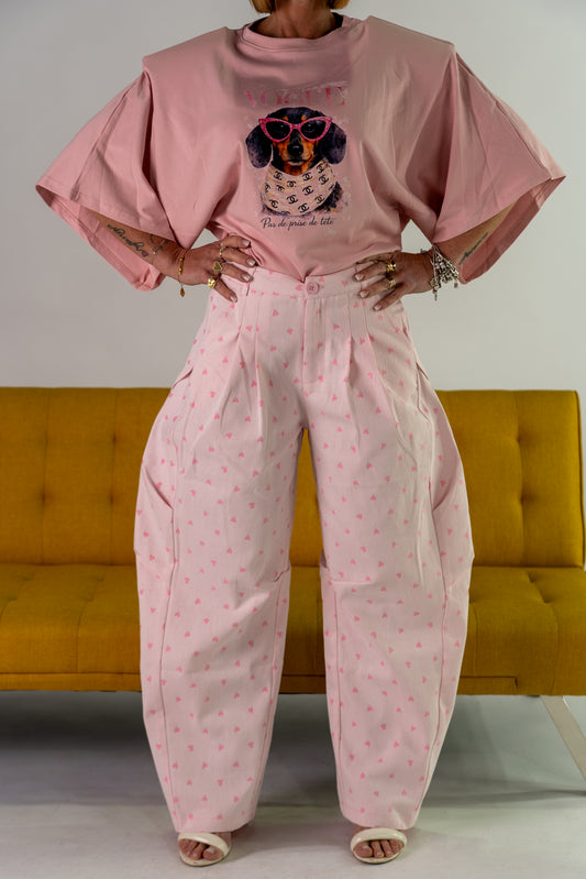JEANS CUORICINI ROSA!