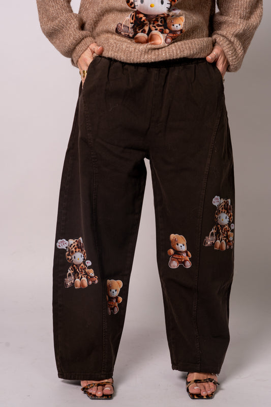 PANTALONI BROWN KITTY🤎