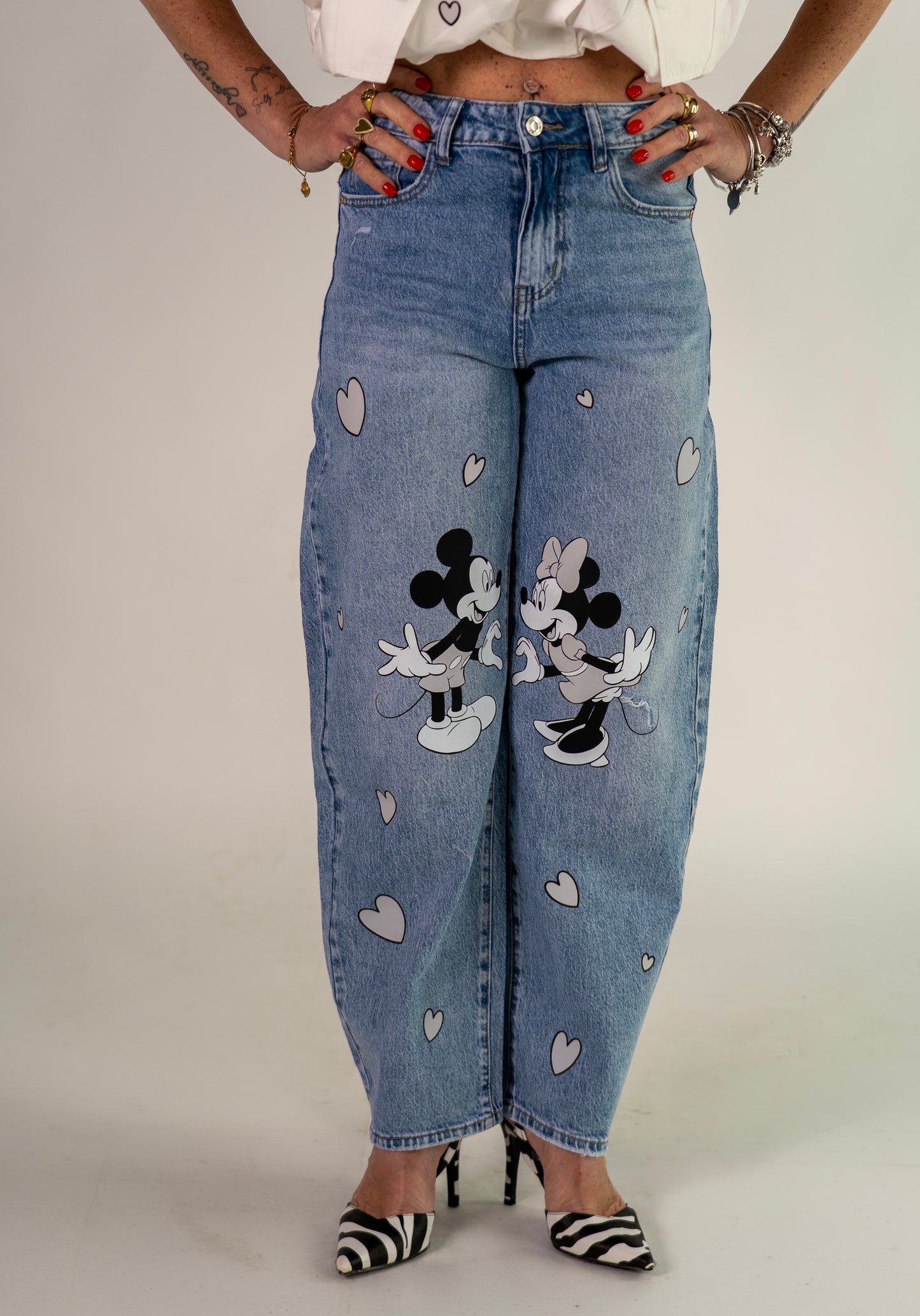 JEANS CUORICINI MICKEY & MINNIE