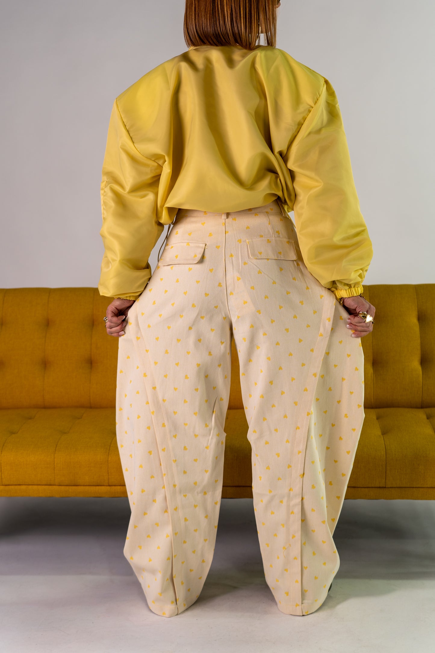 JEANS CUORICINI YELLOW!