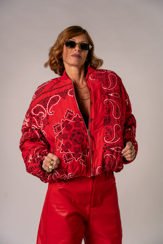 BOMBER BANDANA RED! ❤️