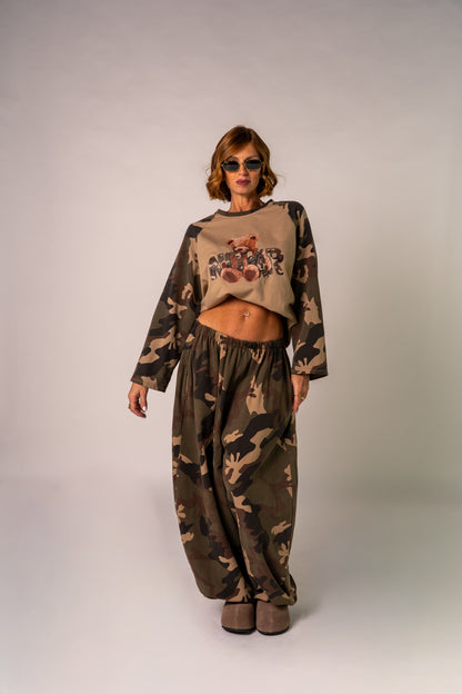 LONGSLEEVE TEDDY NO WAR!