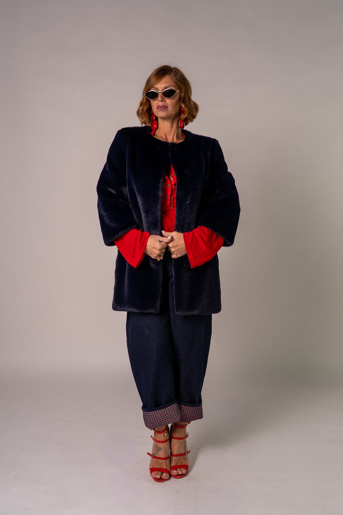 PELLICCIA DARK BLU!