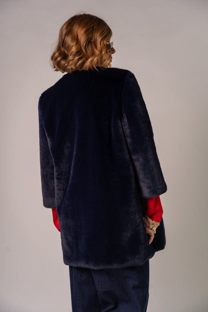PELLICCIA DARK BLU!
