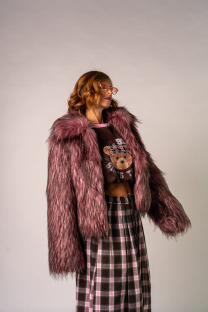 PELLICCIA FOX PINK!