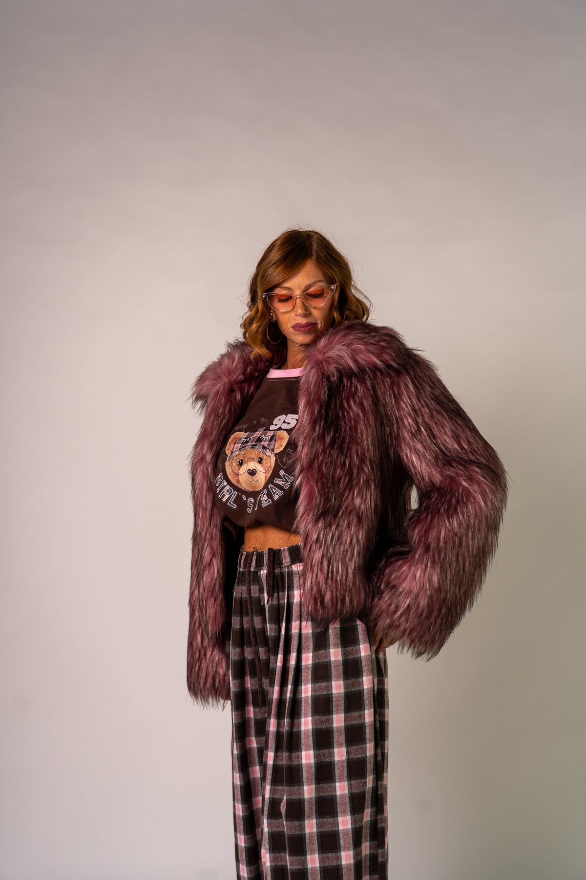 PELLICCIA FOX PINK!