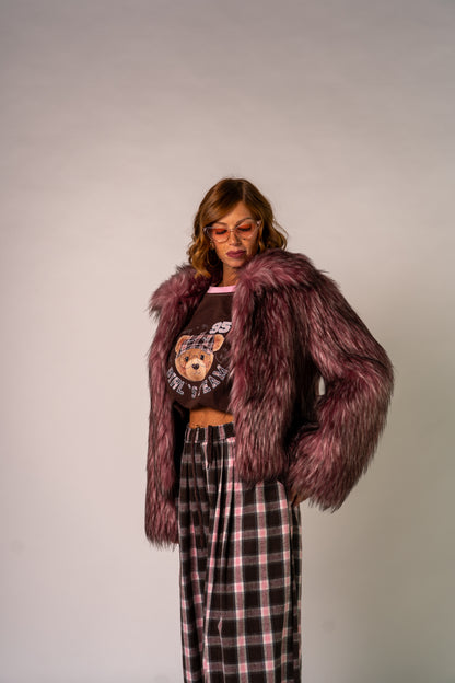 PELLICCIA FOX PINK!