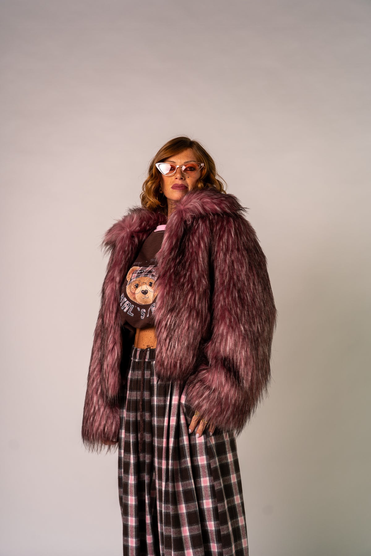 PELLICCIA FOX PINK!