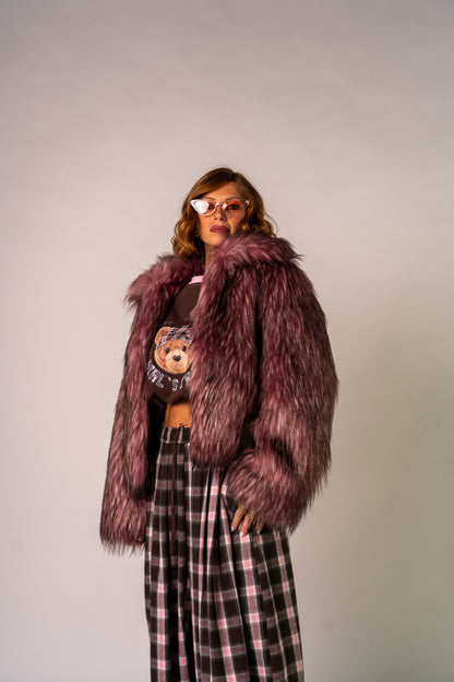 PELLICCIA FOX PINK!