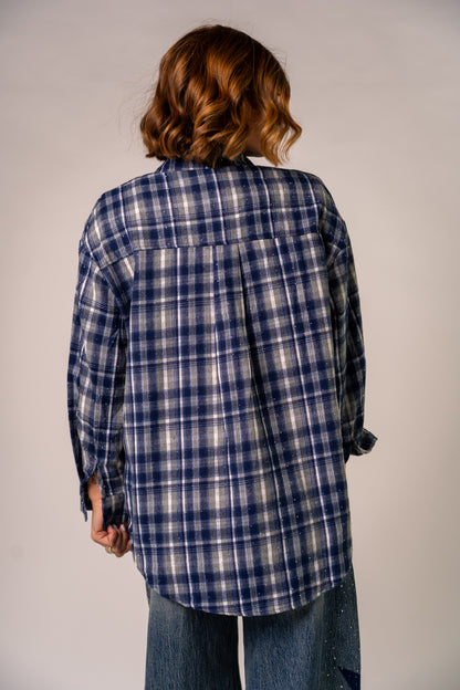 CAMICIA MILLESTRASS BLU TARTAN 💙!