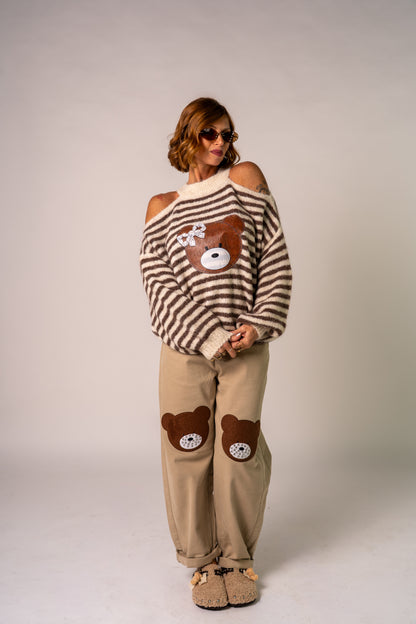 MAGLIONCINO RIGOSO TEDDY FACE🧸