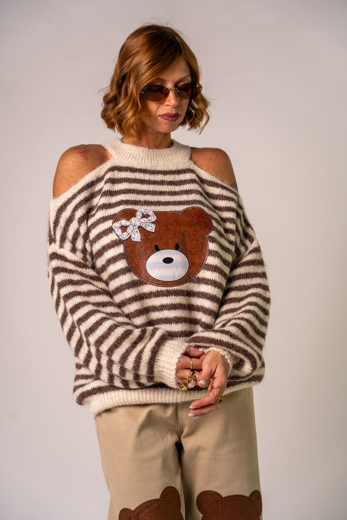 MAGLIONCINO RIGOSO TEDDY FACE🧸