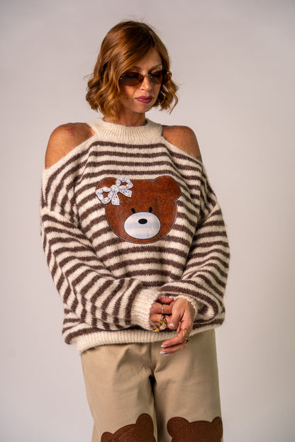 MAGLIONCINO RIGOSO TEDDY FACE🧸