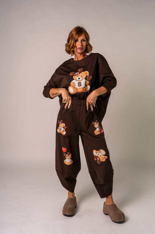 SUPER COORDINATO SALLY'S TEDDY BROWN!🤎