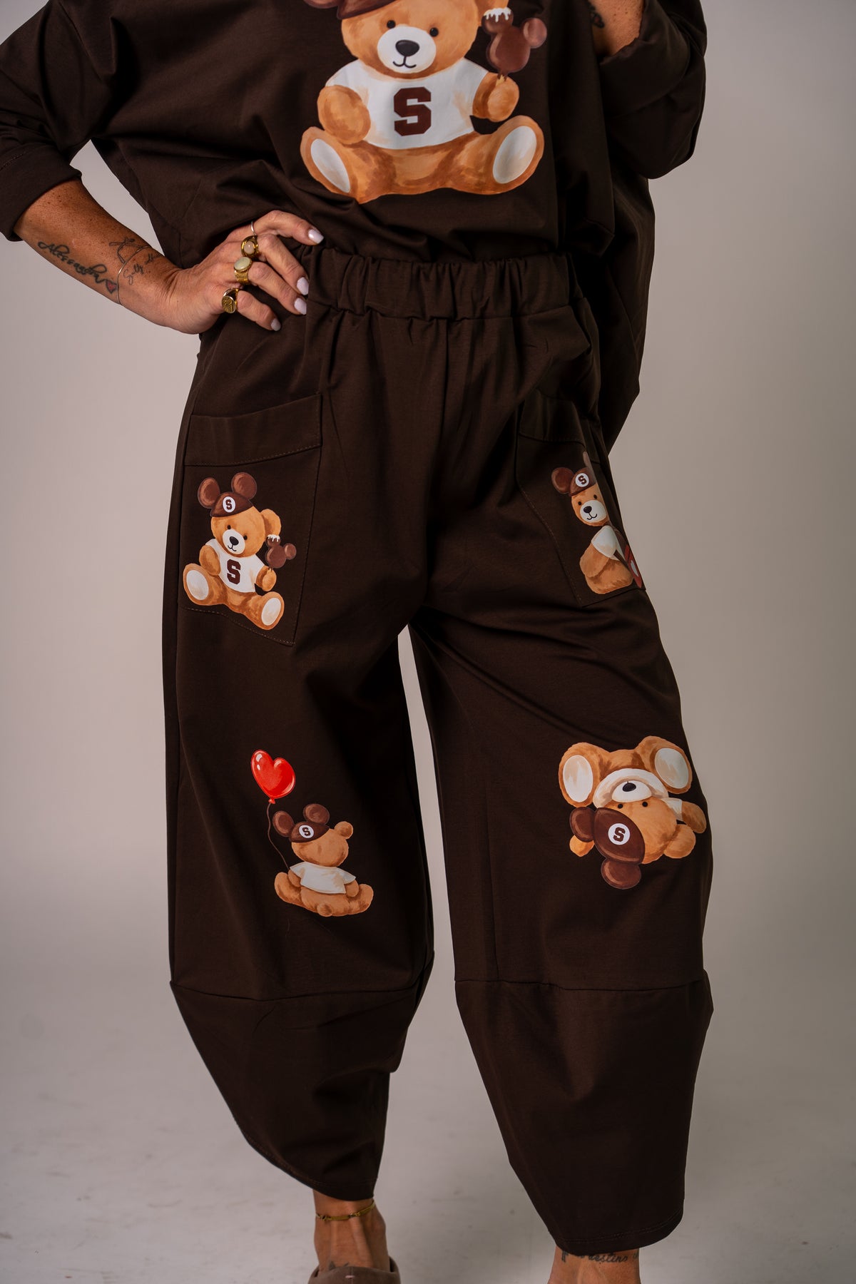 SUPER COORDINATO SALLY'S TEDDY BROWN!🤎