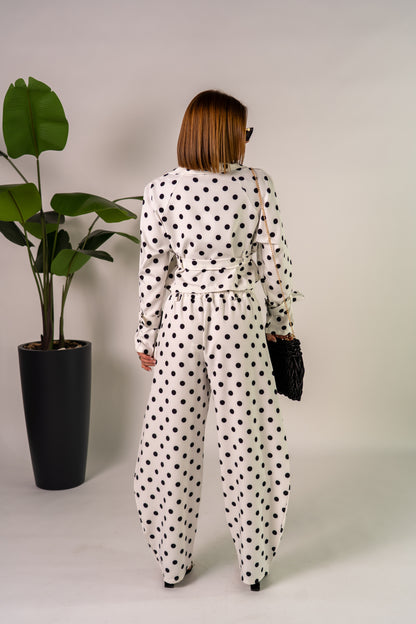 COORDINATO POIS BLACK & WHITE!