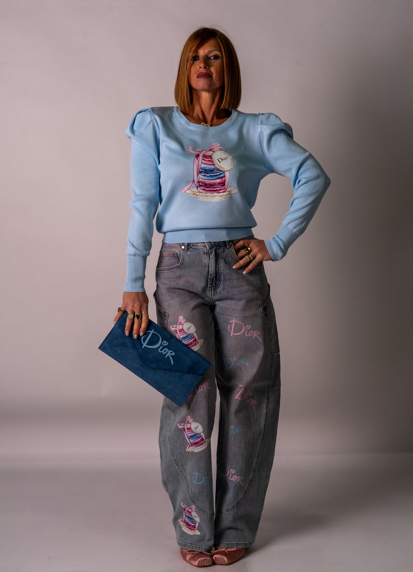 JEANS “MACARON DI🩷R!