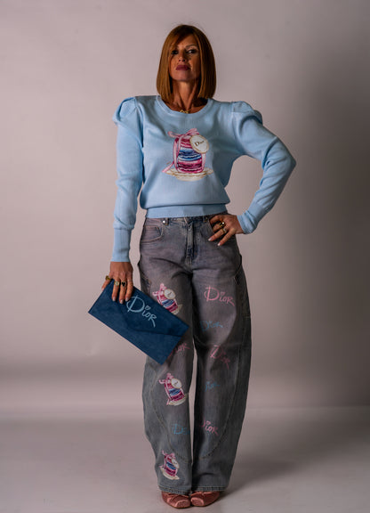 JEANS “MACARON DI🩷R!