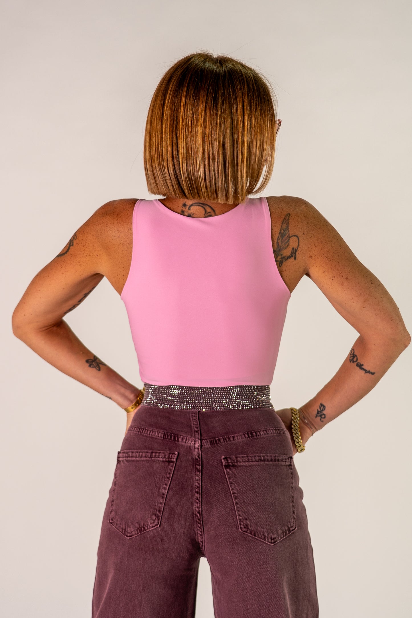 JEANS WINE PINK PANTHER🩷