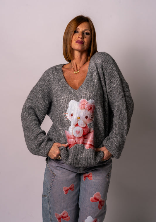 PULL KITTY FIOCCHETTOSA🎀