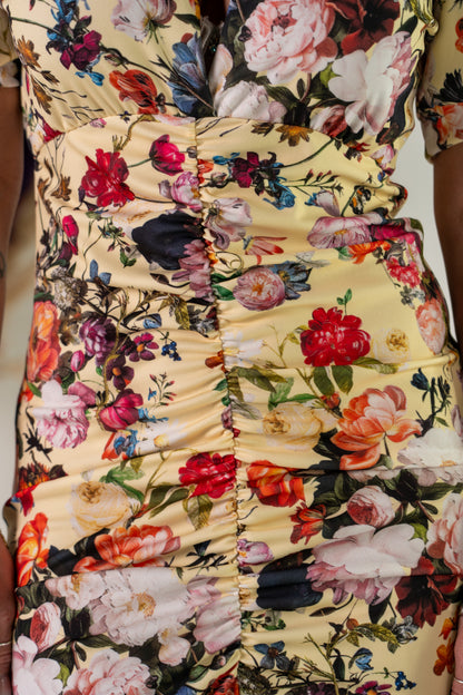 ABITO FLOWER YELLOW