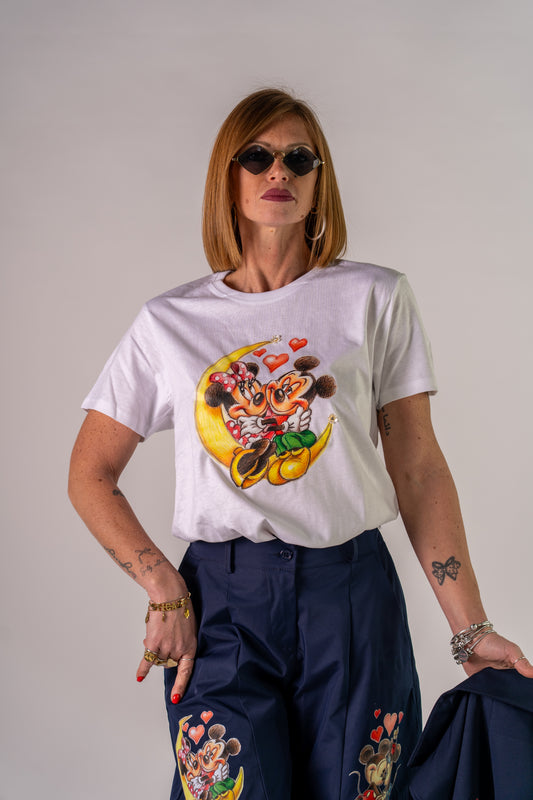 T-SHIRT MINNIE & MICKEY MOON!
