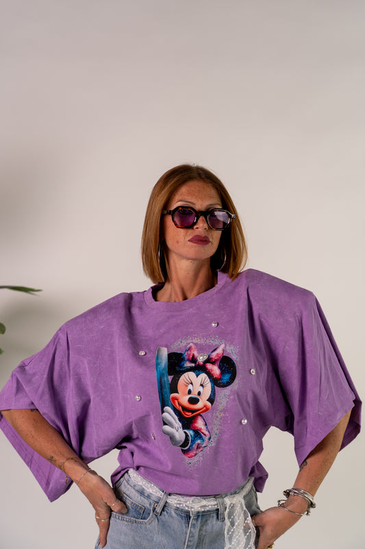 MAGLIA MEGA SPALLINE VIOLET!