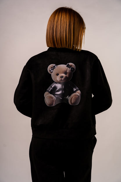 COORDINATO SCAMOSCIATO TEDDY BLACK! 🖤