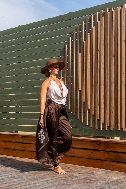 PANTALONI ALADINO BROWN!