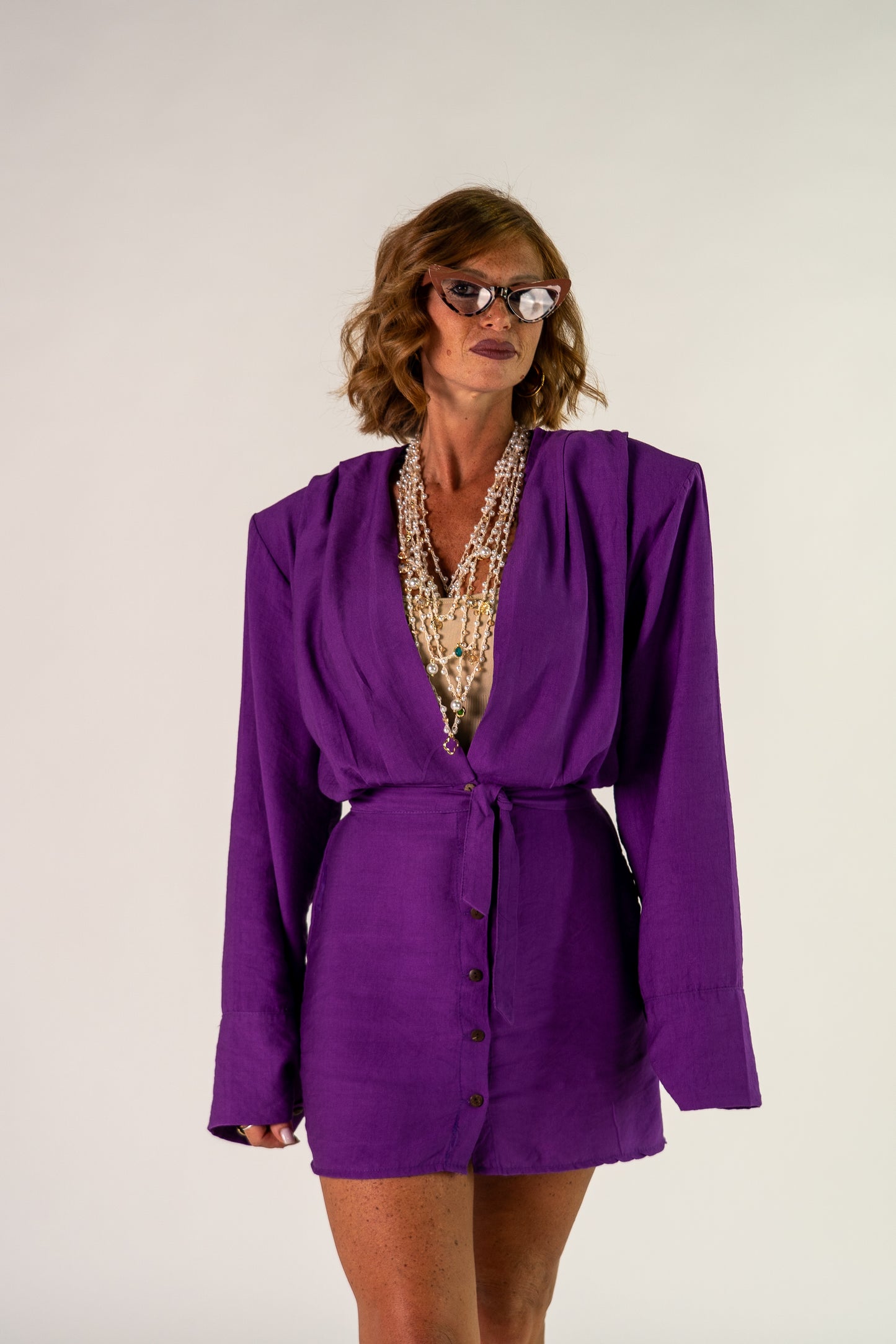 ABITO CAMICIA VIOLET