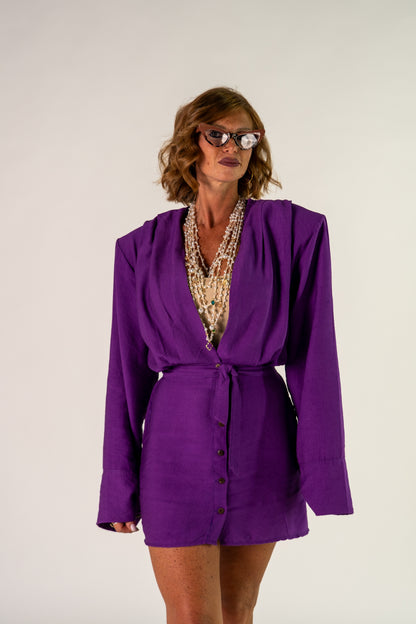 ABITO CAMICIA VIOLET