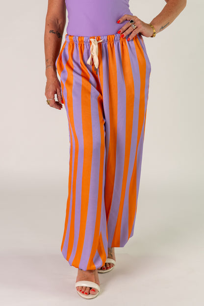 PANTALONI ORANGE VIOLET!