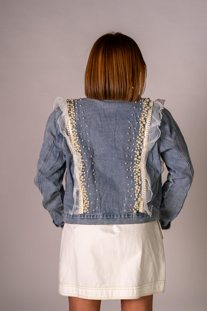 JACKET DENIM PEARL!